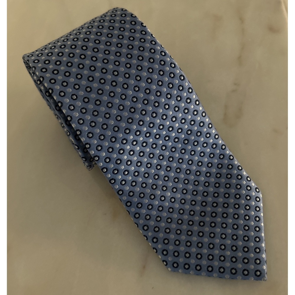 English Laundry 100% Silk Necktie Blue NWT‎